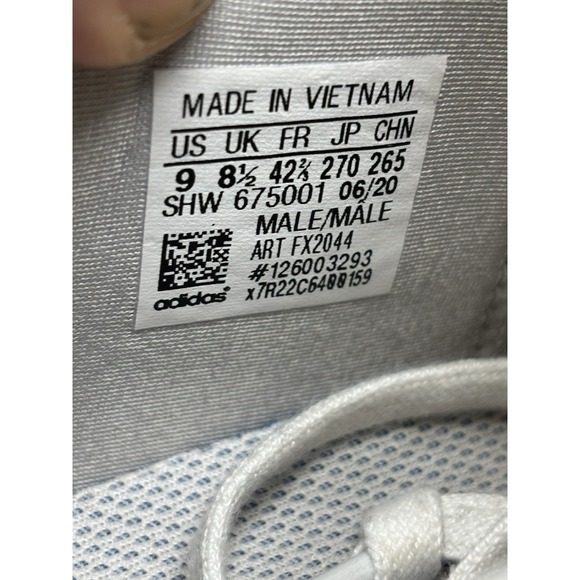 Adidas ZX 2K Flux Training Shoes #FX2044 White Royal Blue Solar Red Mens Sz 9 - Picture 7 of 7